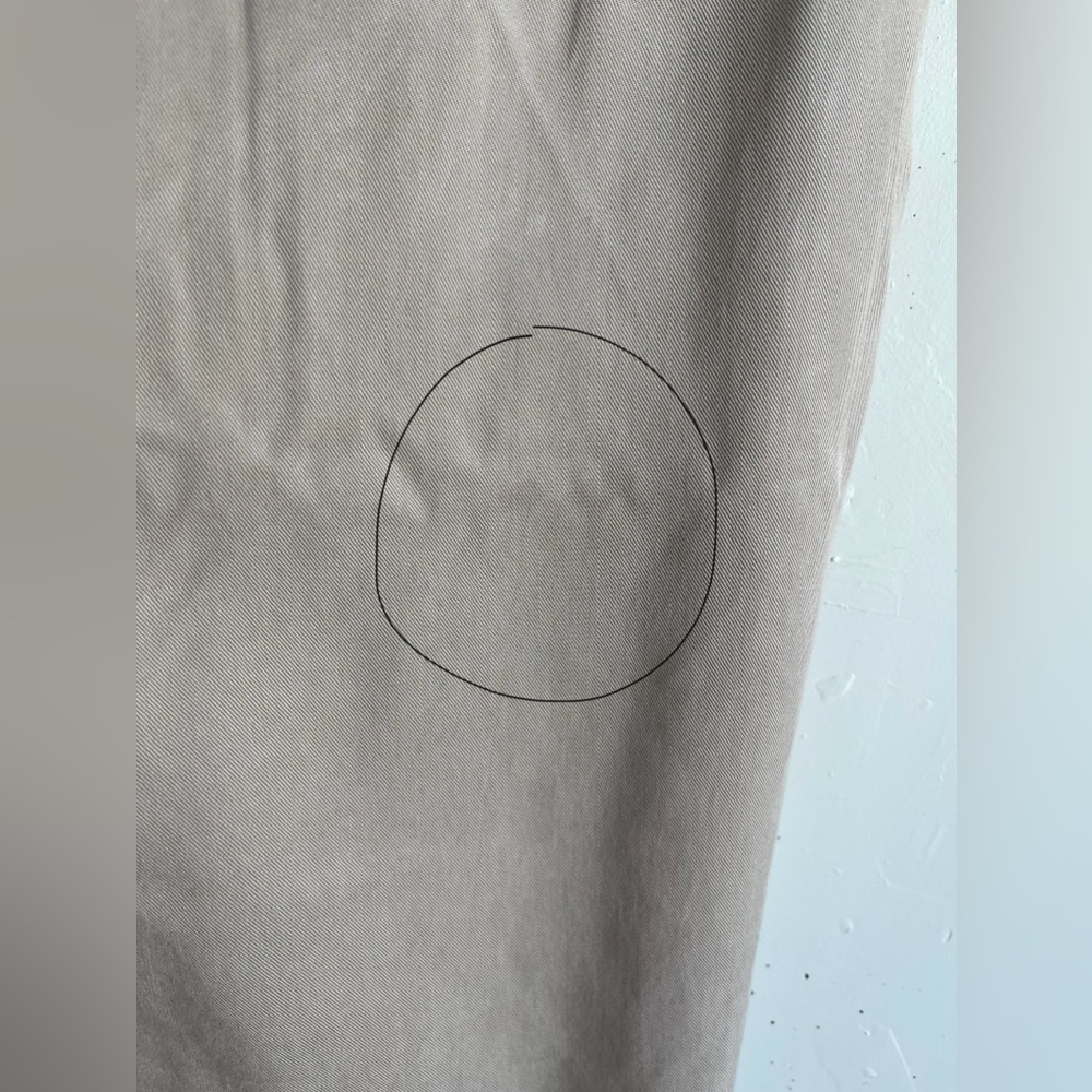 Reformation Mason Pant in Khaki Size 4 - Picture 6 of 8